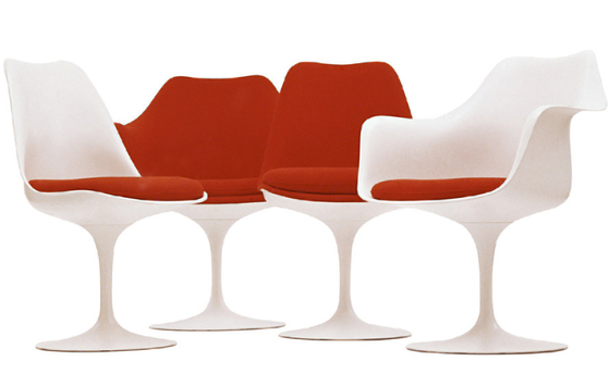 China White Coffee Shop Knoll Tulip Chair , Saarinen Tulip Chair With Cushion supplier