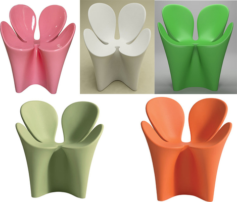 China Ron Arad Clover Fiberglass Arm Chair Flower Shape Customized For Living Room supplier