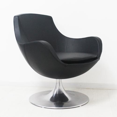 China Steel Frame Luxury Computer Chair With Swivel Legs , Office Room Rocking Sofa Chair supplier