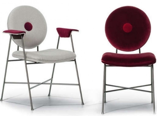 China Bontempi Casa Penelope Fiberglass Arm Chair With Stylishly Alternative Design supplier