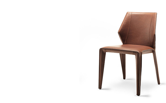 China Frida Fiberglass Dining Chair Natuzzi For Home Furniture 450*530*795mm supplier