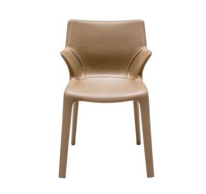 China Lou Eat Fiberglass Dining Chair With High Density Polyurethane Structure supplier