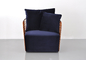 Phase Design Brides Veil Chair , 2 Seater Sofa Metal Lounge Chair With Cushion supplier