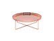 Nordic Style Habibi Side Table , Simple Console Rose Gold Coffee Table supplier