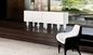 Office Reception Fiberglass Lounge Chair PU Leather Poltronas Barcelona Style supplier
