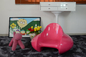 Fiberglass Indoor Eero Aarnio Formula Chair Durable Hotel Furniture 90 * 80 * 55 CM supplier