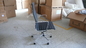 High Back Metal Office Ergonomic Chair , Standard Size Office Swivel Chair supplier