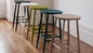 Commercial Furniture Modern Bar Chairs Plywood Seat Bar Stool Solid Ash supplier