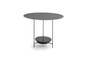 Simple Style Panna Cotta Table , Bass Design Metal Side Tables Stainless Steel Leg supplier
