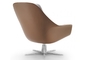 Sveva Swivel Flexform Armchair , Flexform Dining Chairs With Armrests supplier