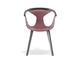 Fox Soft Tanned Saddle Leather Chair With Armrests Compact Dimensions supplier