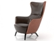 Relaxation Fiberglass Arm Chair , Poltrona Frau Mamy Blue Armchair supplier