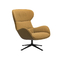 Plywood Frame Reno Armchair , Leather Leisure Chair Elastic Webbing Suspension supplier