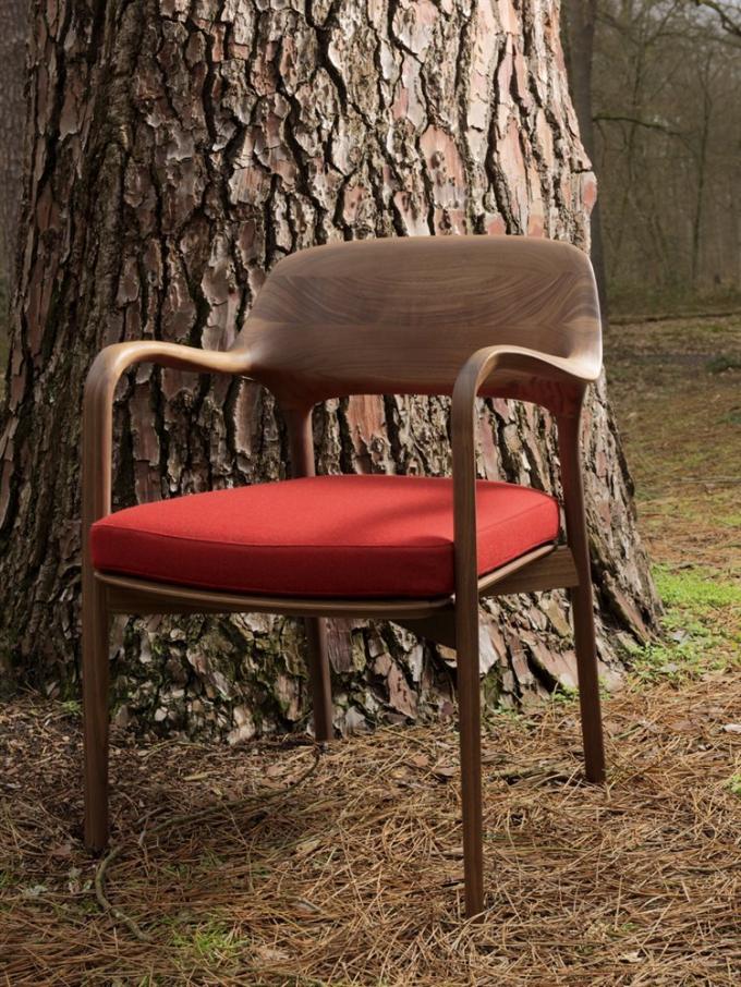 Three Different Finishes Fiberglass Dining Chair Porada Ella Chair