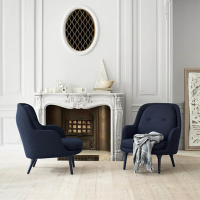 China Fritz Hansen Fri Fiberglass Lounge Chair Scandinavian Style Luxury Furnitures supplier