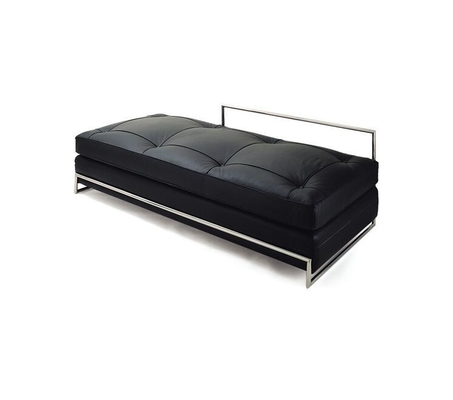 China Leather Detachable Modern Classic Sofa Eileen Gray Daybed Tubular Frame supplier