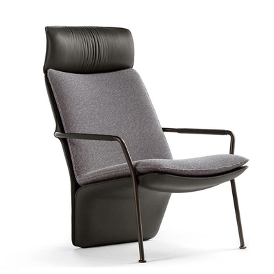 China Ergonomic ANASTASIA Fiberglass Arm Chair With Headrest 75*51*40 Cm supplier