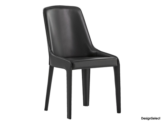 China Elegant Bonaldo Lamina Fiberglass Dining Chair With Strong Steel Frame Upholstered supplier