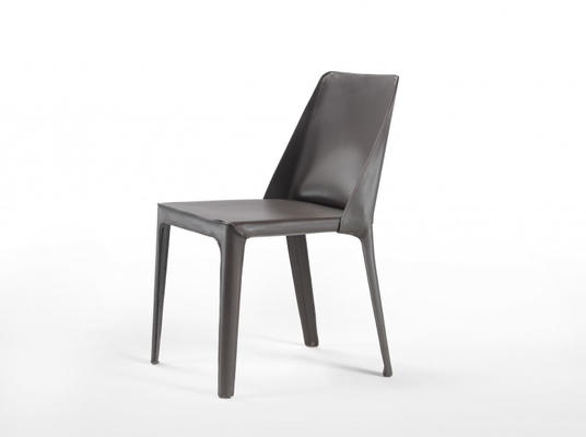 China Elegantly Contrasted Isabel Fiberglass Dining Chair With Modern Fabrics Coverings supplier