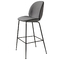 Beetle Stool Modern Bar Chairs Stainless Steel Powder Coated With Conical Legs supplier