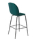 Beetle Stool Modern Bar Chairs Stainless Steel Powder Coated With Conical Legs supplier