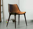 European Style Fiberglass Dining Chair Solid Wood For Coffee Leaisure Use supplier