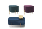 Farbric Elephant Modern Upholstered Stools Small Wooden Italian Furniture supplier