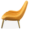 Customized Navy Lounge Chair , Yellow Jonathan Adler Brigitte Chair With Pad supplier