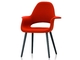 Saarinen Executive Fiberglass Dining Chair Organic Dining With Leather Seat Pad supplier