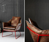 Fabric New York Chair By Sergio Bicego , Stainless Steel Frame Saba Italia Chair supplier