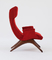 Vladimir Kagan Ondine Fiberglass Dining Chair Lounge Fabric Various Colors supplier