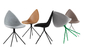 Fiberglass Dining Chair Karim Rashid Ottawa chair wax leather or fabric dining chair supplier
