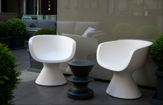  Dora Fiberglass Dining Chair Restaurant Cup Shape 65 * 69 * 80 CM supplier