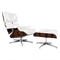 White / Black Swivel Recliner Chairs Oil Painting Commercial Furniture supplier