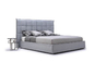 Italian Style Modern Upholstered Bed Fabric Room Furniture Customized Color supplier