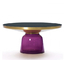 Tempered Glass Bell Side Living Room Table Sets Round Gold For Coffee Room supplier