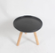 Round Normann Copenhagen Coffee Table , Metal Simple Coffee Table With Wooden Legs supplier