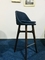 Low Back Replica Solid Wood Leg Solo Bar Stool , SGS Upholstered Bar Stool Chairs supplier