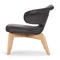 Beech Wood Frame Single Pu Leather Leisure Chair , Munich Chair With Backrest supplier