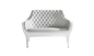 Replica Showtime Poltrona Chair Fiberglass Arm Chair Furniture , Blue White supplier