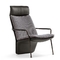 Ergonomic ANASTASIA Fiberglass Arm Chair With Headrest 75*51*40 Cm supplier