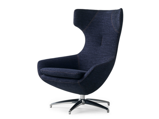 caruzzo armchair Modern Leather Upholstered Relaxing chair Comfortable High Back Armchair supplier