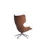 Brown Driade Lou Speak Armchair / Comfortable Swivel Driade Armchair supplier