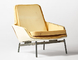 FIELD LOUNGE CHAIR HC180 Upholstered Fabric Metal Frame Living Room Italian Designer Modern Field Lounge Chair supplier