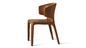 Fully Upholstery Leather Husk Wrap Chair , Modern Chair For Living Room supplier