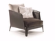 Lavish ISABEL Fiberglass Lounge Chair With Soft Cushions And Armrests supplier