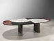 JASON Modern Dining Room Tables With Unique Oval Marble Top Composed supplier