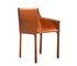 NISIDA YOUNG Fiberglass Arm Chair Fully Leather Upholstered Material supplier